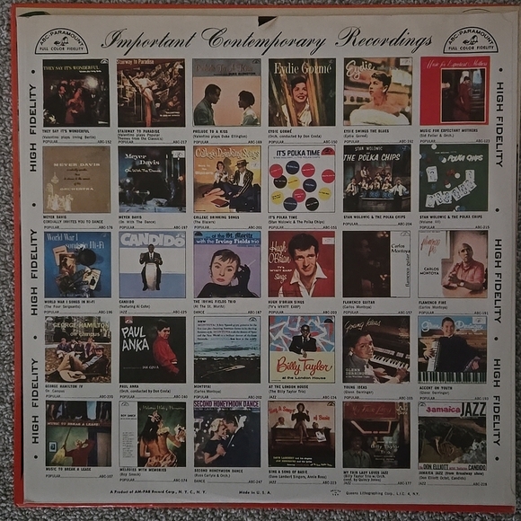 MONO CALYPSO LP Vinyl TALBOT BROTHERS of BERMUDA ABC-PARAMOUNT 156 "CALYPSOS" - Picture 4 of 6